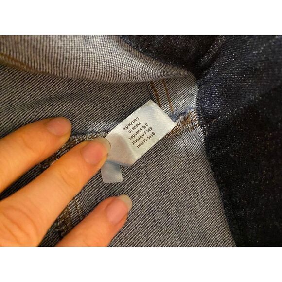 Lane Bryant 22 Pull-On High-Rise Rhinestone Embellished Jegging NWT Blue Demin - Picture 10 of 11